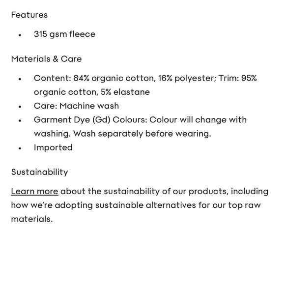 Aritzia Wilfred Free “Free Fleece Crew” - Picture 10 of 15